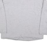 JIGSAW Womens Grey Wool Patterned V-Neck Basic Knit L Jumper Lace Trim Soft