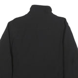 CARHARTT Mens Black Workwear Jacket S Polyester Blend Woven Plain Zip Closure