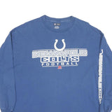 NFL Mens Blue Indianapolis Colts Football Long Sleeve Crew Neck T-Shirt XL