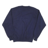 RUSSELL ATHLETIC Mens Navy Blue Sweatshirt L Crew Neck Cotton Blend Pullover