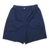 ARCHITECT Womens Shorts Blue Casual Plain XS W26 Comfortable Cotton Blend