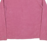 THE NORTH FACE Womens Pink Plain Pullover Knit Jumper Crew Neck L Fleece Thermal