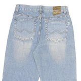 JEANS TONG LIN NIAO Mens Denim Blue Patchwork Casual Shorts M W30