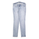 LEVI'S Womens Slim Blue Denim Light W26 L30 Slim Fit Jeans Zip Closure