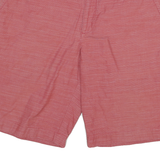 TOMMY HILFIGER Mens Red Casual Shorts XL W34 Cotton Blend Comfortable Stylish
