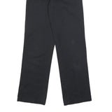 DICKIES Mens Cotton Blend Black Regular Fit Straight Leg Trousers W28 L31