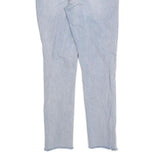 LEVI'S 711 Womens Slim Blue Denim Light W31 L28 Distressed Casual Jeans