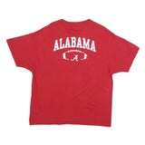 Mens Red Alabama Football Classic T-Shirt L Short Sleeve Crew Neck Graphic Print