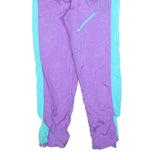 MERCEDES-BENZ Mens Joggers Purple & Aqua Blue Slim Tapered S W32 L30 Polyester