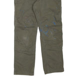 CARHARTT Mens Jeans Olive Regular Straight Denim W32 L30 Workwear Utility Cotton
