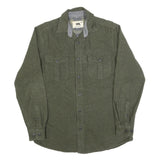 DAKOTA GRIZZLY Mens Green Cotton Shirt M Button Pocket Casual