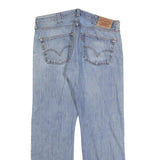 LEVI'S 501 Mens Jeans Blue Regular Straight Denim Stone Wash W38 L32 Classic