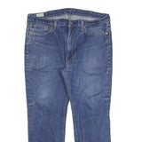 LEVI'S 514 BIG E Mens Jeans Blue Classic Straight Denim Medium W38 L30 Zip