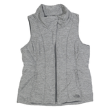 THE NORTH FACE Womens Grey Sleeveless Jacket L Polyester Puffer Outdoor Zip Vest