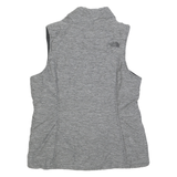 THE NORTH FACE Womens Grey Sleeveless Jacket L Polyester Puffer Outdoor Zip Vest