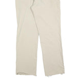 LEVI'S Womens Beige Regular Fit Straight Denim Jeans W32 L29 Frayed Hem