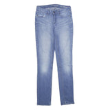 CALVIN KLEIN JEANS Womens Slim Skinny Denim Light Blue W28 L32 Stylish Zip