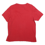 ADIDAS Womens Red Wabash Basketball Graphic T-Shirt L Short Sleeve Crew Neck