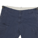 CARHARTT Mens Cargo Navy Blue Shorts XL W36 Cotton Workwear Casual