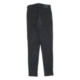 LEVI'S 721 Womens Denim Black Slim Skinny Jeans W26 L28 Classic Zip