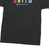 LEVI'S Mens Black Multicolour Logo Graphic T-Shirt M Short Sleeve Crew Neck