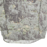 Mens Green Camouflage Cotton Blend Shirt L California Deer Association Outdoor