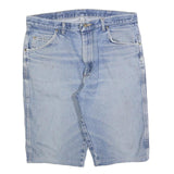 WRANGLER Mens Shorts Blue Denim XL W38 Casual Cotton Blend Classic Fit