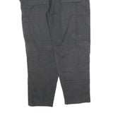 DICKIES Mens Cotton Blend Black Workwear Trousers Regular Fit W34 L28 Heavy Duty