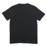 ADIDAS Womens Black Graphic T-Shirt M Short Sleeve Crew Neck Casual Cotton Blend