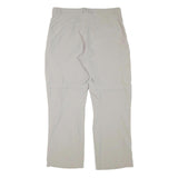 MAMMUT Womens Polyester Blend Beige Relaxed Zip Trousers W34 L31 Outdoor Casual