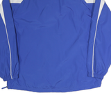 HOLLOWAY Mens Blue & White Outlaw Baseball V-Neck L Sweatshirt Pullover Sports