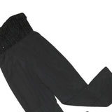 TED BAKER Womens Black Playsuit S Polyester Blend Strapless Smocked