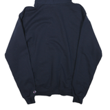 CHAMPION Mens Navy Blue Indiana Elite Volleyball Hoodie M Cotton Blend Pullover