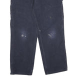 CARHARTT Mens Cotton Navy Classic Straight Trousers W34 L30 Workwear Durable