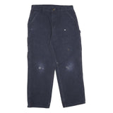 CARHARTT Mens Cotton Navy Classic Straight Trousers W34 L30 Workwear Durable
