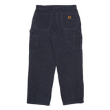 CARHARTT Mens Cotton Navy Classic Straight Trousers W34 L30 Workwear Durable