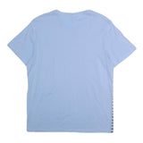 BAKERS Mens Blue Summer Shadow Graphic T-Shirt XL Short Sleeve Round Neck Casual