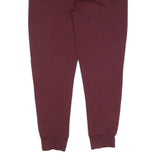 CHAMPION Mens Joggers Maroon Slim Tapered L W38 L32 Logo Casual Loungewear
