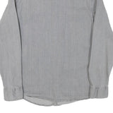 WRANGLER Mens Grey Shirt M Cotton Blend Casual Button-Up Classic Western
