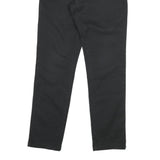 CARHARTT Mens Cotton Blend Black Regular Fit Straight Leg Trousers W33 L32