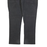 DICKIES Mens Regular Black Cotton Blend Denim Jeans W40 L30 Workwear Zip Closure