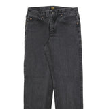 LEE Mens Jeans Black Regular Straight Denim Medium W31 L32 Classic Zip Cotton