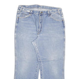 DICKIES Mens Jeans Blue Regular Straight Denim Light W34 L27 Classic Workwear