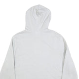 REEBOK Mens White Hoodie XL Cotton Blend Pullover Logo Sweatshirt