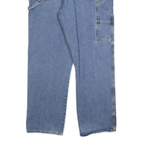 DICKIES Mens Blue Regular Fit Carpenter Denim Jeans W40 L32 Workwear Zip Closure