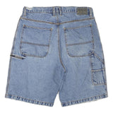 UNIONBAY Mens Denim Blue Casual Shorts L W36 Cotton Blend Relaxed Fit