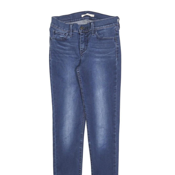LEVI'S 710 Womens Jeans Blue Slim Skinny Denim Medium W27 L32 Stretch Cotton