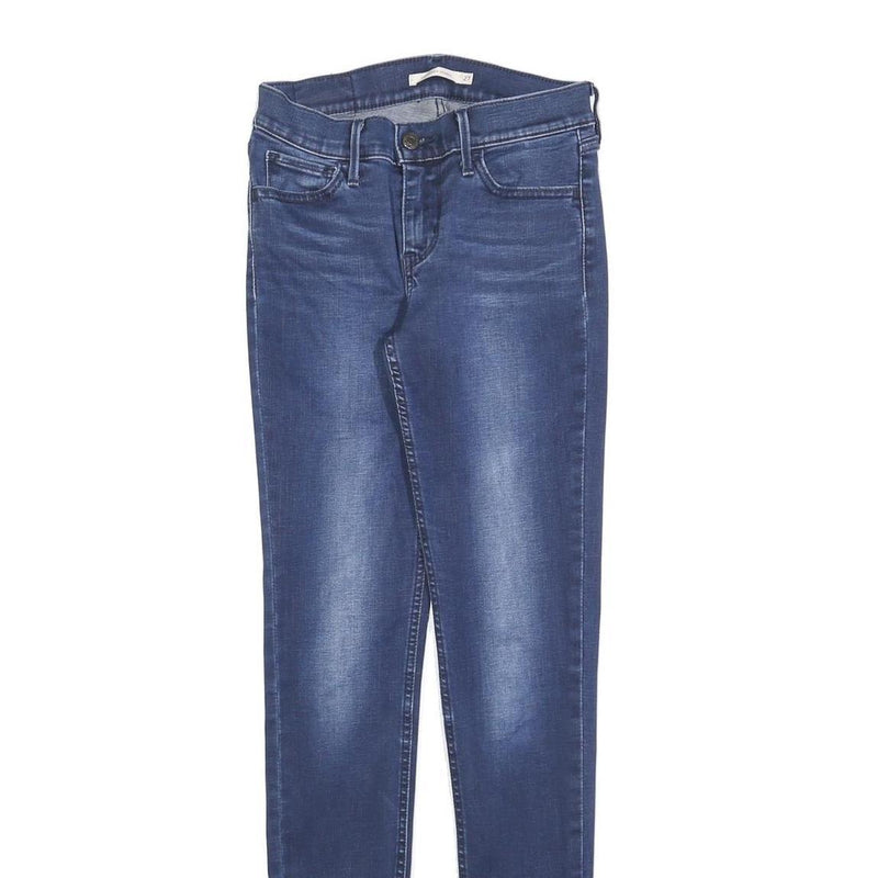 LEVI'S 710 Womens Jeans Blue Slim Skinny Denim Medium W27 L32 Stretch Cotton