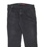 DICKIES Mens Cotton Blend Black Regular Straight Trousers W36 L29 Workwear