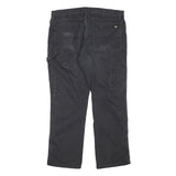 DICKIES Mens Cotton Blend Black Regular Straight Trousers W36 L29 Workwear